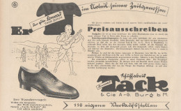 TACK SCHUH - Pubblicità D'epoca - 1925 Old Advertising - Publicités