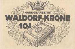 Sigarette WALDORF ASTORIA - Pubblicità D'epoca - 1925 Old Advertising - Publicidad