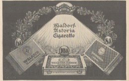Y4075 Sigarette WALDORF ASTORIA - Pubblicità D'epoca - 1925 Old Advertising - Publicidad