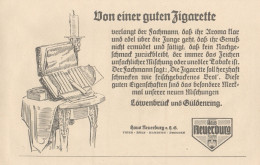 Sigarette HAUS NEUERBURG - Illustrazione - Pubblicità D'epoca - 1925 Ad - Publicidad