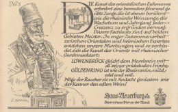 Sigarette HAUS NEUERBURG - Illustrazione - Pubblicità D'epoca - 1925 Ad - Publicités