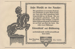 Sigarette HAUS NEUERBURG - Pubblicità D'epoca - 1925 Old Advertising - Publicidad