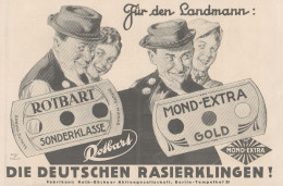 ROTBART Mond-Extra Gold - Pubblicità D'epoca - 1925 Old Advertising - Publicités