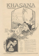 KHASANA Hautcrème - Illustrazione - Pubblicità D'epoca - 1925 Old Advert - Advertising