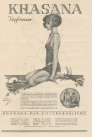 KHASANA - Illustrazione - Pubblicità D'epoca - 1925 Old Advertising - Advertising