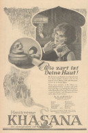 KHASANA Hautcrème - Illustrazione - Pubblicità D'epoca - 1925 Old Advert - Advertising