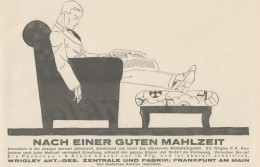 Wrigley - Illustrazione - Pubblicità D'epoca - 1927 Old Advertising - Publicités