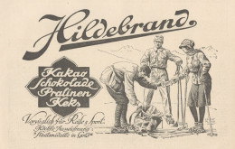 Schokoladen HILDEBRAND - Illustrazione - Pubblicità D'epoca - 1925 Old Ad - Publicités