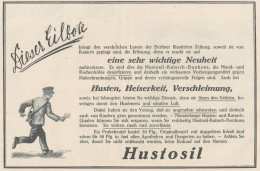 HUSTOSIL - Pubblicità D'epoca - 1927 Old Advertising - Publicidad