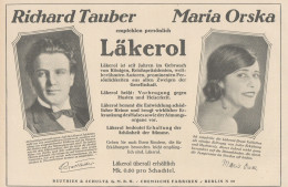 LAKEROL - Pubblicità D'epoca - 1927 Old Advertising - Advertising