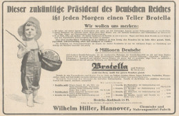 BROTELLA - Wilhelm Hiller - Pubblicità D'epoca - 1927 Old Advertising - Advertising