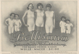 BELLISANA - Pubblicità D'epoca - 1927 Old Advertising - Reclame