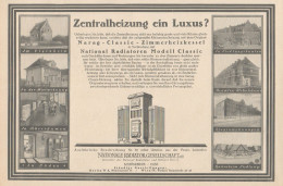 Nationale Radiator Gesellschaft - Pubblicità D'epoca - 1927 Old Advert - Publicidad