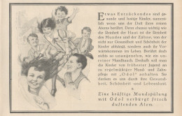 Zahnpasta ODOL - Illustrazione - Pubblicità D'epoca - 1927 Old Advertising - Reclame