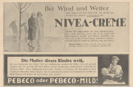 Zahnpasta PEBECO - NIVEA Creme - Pubblicità D'epoca - 1927 Old Advertising - Publicidad