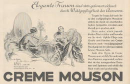Creme MOUSON - Illustrazione - Pubblicità D'epoca - 1927 Old Advertising - Publicités