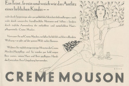 Creme MOUSON - Illustrazione - Pubblicità D'epoca - 1927 Old Advertising - Publicités