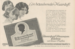 Schwarzkopf Schaumpon Extra - Pubblicità D'epoca - 1927 Old Advertising - Publicités