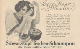 Schwarzkopf Troken-Schaumpon - Pubblicità D'epoca - 1927 Old Advertising - Publicités