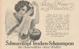 Schwarzkopf Troken-Schaumpon - Pubblicità D'epoca - 1927 Old Advertising - Reclame