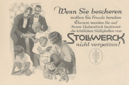 Cioccolato STOLLWERCK - Illustrazione - Pubblicità D'epoca - 1927 Old Ad - Reclame