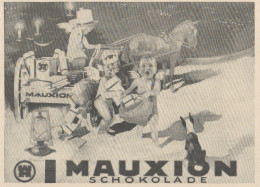 Cioccolato MAUXION - Illustrazione - Pubblicità D'epoca - 1927 Old Advert - Reclame