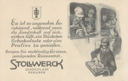 Cioccolato STOLLWERCK - Illustrazione - Pubblicità D'epoca - 1927 Old Ad - Reclame