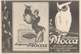 Cigarette HALPAUS-MOCCA - Illustrazione - Pubblicità D'epoca - 1927 Old Ad - Publicités