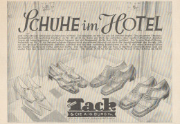 TACK - Pubblicità D'epoca - 1929 Old Advertising - Publicités