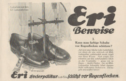 ERI Lederpolitur - Pubblicità D'epoca - 1929 Old Advertising - Werbung