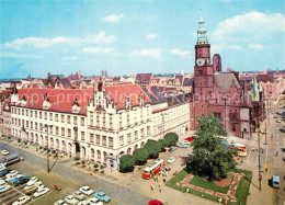 73604058 Wroclaw Rynek Sukiennice Ratusz Marktplatz Rathaus Kirche Wroclaw - Pologne