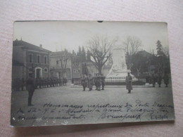 CARTE PHOTO MONTELIMAR  LIEUTENANT BONNEFOND 31 EME REGIMENT TIRAILLEUR PRISE ARMES - Krieg, Militär