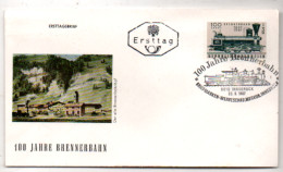 Österreich 1967 MiNr.: 1245 Ersttag Brennerbahn Austria FDC Scott: 797 YT: 1079 Sg: 1505 - FDC