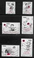 France 2009 Oblitéré Autoadhésif  N° 356 - 357 - 361 - 364 - 365 - 367     "  Sourires Avec Le Petit Nicolas  " - Used Stamps