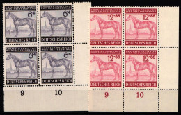 Deutsches Reich 857-858 Postfrisch 4er Block Vom Eckrand #KL508 - Other & Unclassified