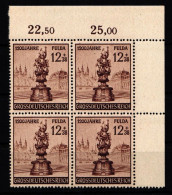 Deutsches Reich 886 Postfrisch 4er Block Vom Eckrand #KL549 - Sonstige & Ohne Zuordnung