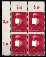 Deutsches Reich 772 Postfrisch 4er Block Vom Eckrand #KL476 - Autres & Non Classés