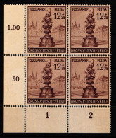 Deutsches Reich 886 Postfrisch 4er Block Vom Eckrand #KL548 - Other & Unclassified