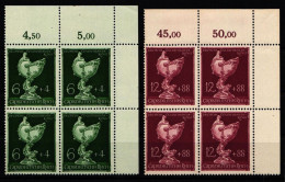 Deutsches Reich 902-903 Postfrisch 4er Block Vom Eckrand #KL530 - Other & Unclassified