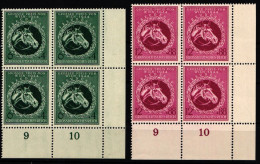 Deutsches Reich 900-901 Postfrisch 4er Block Vom Eckrand #KL563 - Other & Unclassified