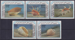 F-EX50192 COMORES MNH 1985 MARINE WILDLIFE SHELL SNAIL FISH CORAL REEF.  - Schelpen