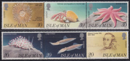 F-EX50145 UK ENGLAND MAN IS MNH 1985 FORBES ANEMONES CRAB FISH PECES.  - Vie Marine