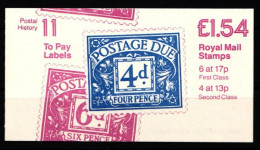 Großbritannien MH 69 Postfrisch Markenheftchen #KL819 - Sonstige & Ohne Zuordnung