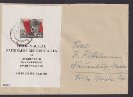 DDR Brief EF Block 14 Thälmann Johanngeorgenstadt N. Naumburg Saale KatWert 60,- - Covers & Documents