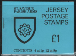 Jersey 1978 Booklet  Sc 138b 1p Trinity, Sc 142a 8p St. Saviour - Jersey