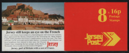 Jersey 1992 Booklet  Sc 489b 16p St. Aubin's Harbour Pane Of 8 - Jersey