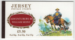 Jersey 1992 Booklet  Sc 587a-592a William Mesny Adventurers III - Jersey