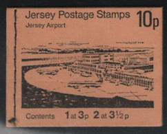 Jersey 1974 Booklet Sc 39a 3p La Hougue Bie, Sc 40a 3 1/2p Portelet Bay - Jersey