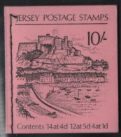 Jersey 1969 Booklet Sc 12a 5p Arms And Mace Sc 11b 4p Mont Orgueil, Sc 8b 1p La Hougue Bie - Jersey