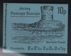 Jersey 1971 Booklet Sc 38a 2 1/2p Arms And Mace Sc 37a 2p Mont Orgueil, Sc 34a 1/2p Elizabeth Castle - Jersey